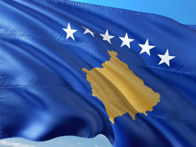 Free Flag Kosovo photo and picture