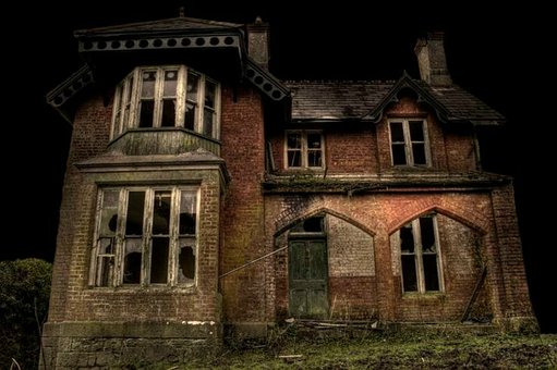 Gespenstisch, Unheimlich, Verfolgt, Haus