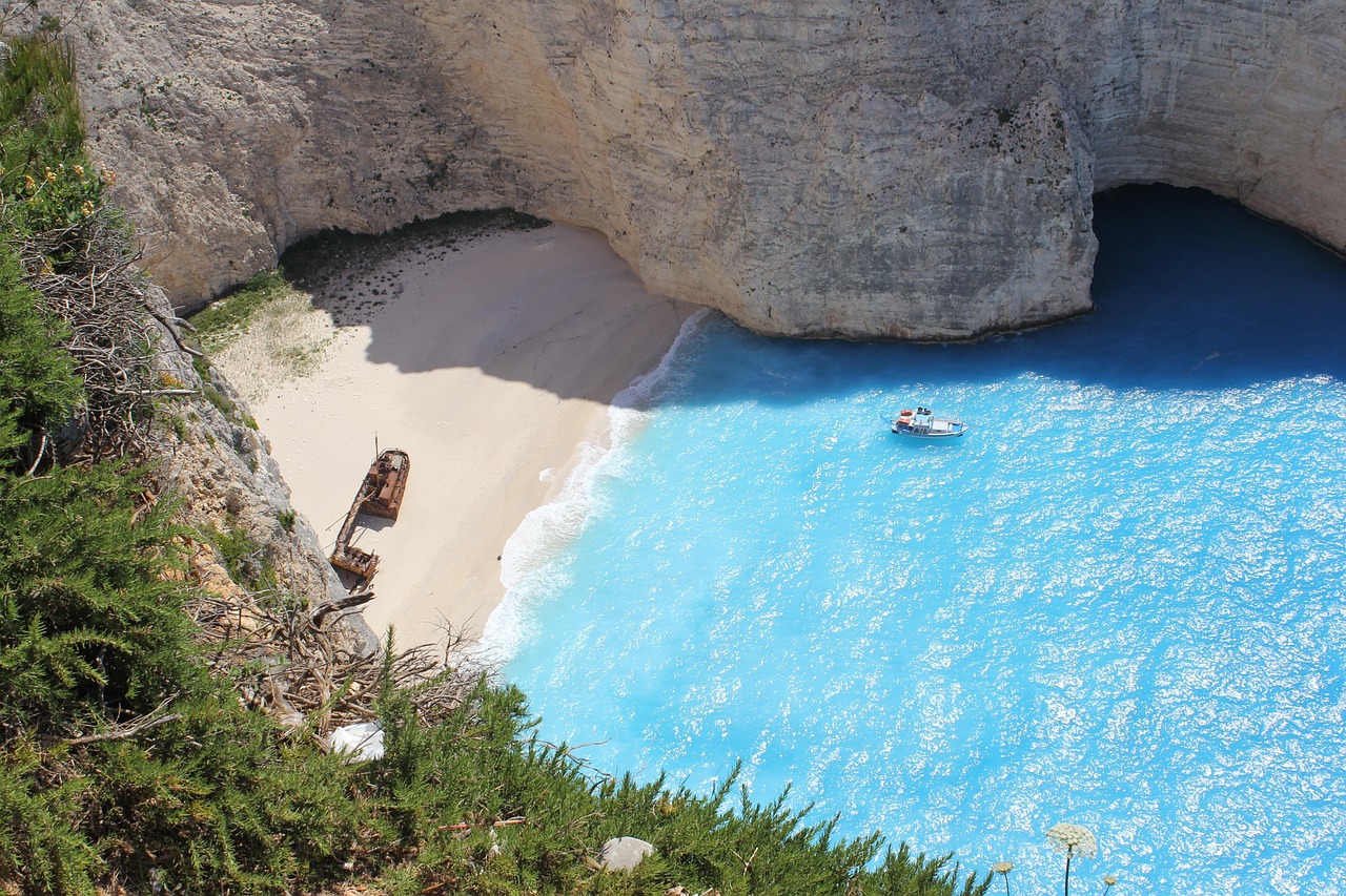 Obraz na płótnie zakynthos, greece, beach #2693633 w salonie