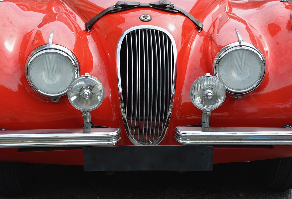 車, 灯りの中古車, ザ-カーコレクション, 赤い車体
