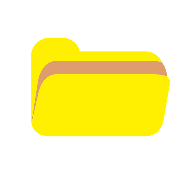 Free folder portfolio clipart illustration