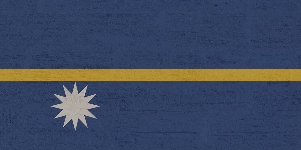 Nauru, Banderą, International
