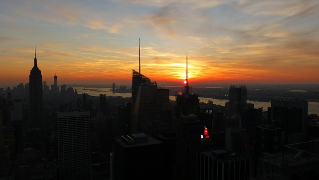 Free New York City Sunset photo and picture