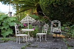 mini garden, picnic, barbecue