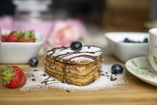 Free Pancake Heart photo and picture