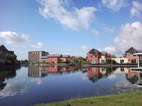 Refleksion, Natur, Vand, Blå