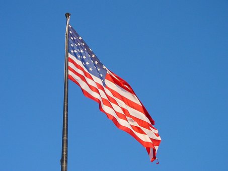 Flag, Amerika, Amerikansk Flag, Usa