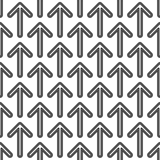 Free arrow line stripe illustration