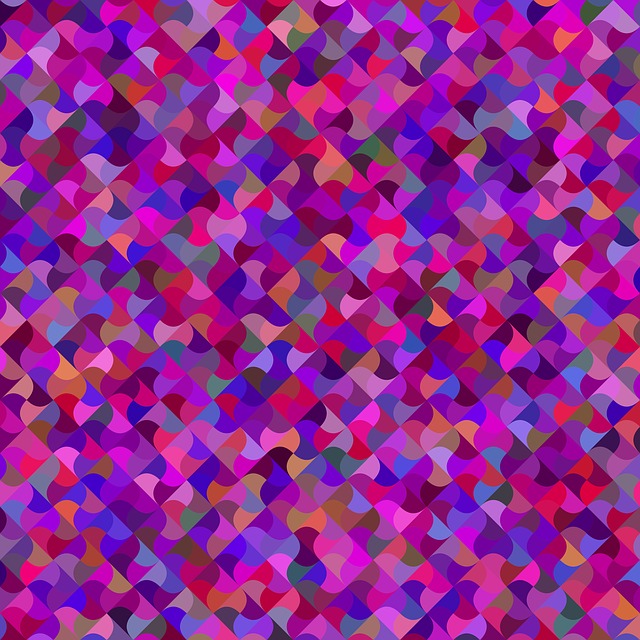 Download free HD stock image of Multicolored Mosaic Free multicolored mosaic curved illustration