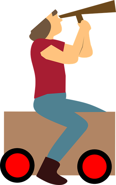 Free boy playing pilot vector