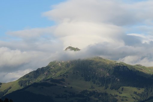 Bjerg, Skyer, Bjerge, Landskab, Sky