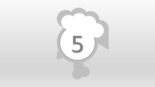 Free Five 5 illustration and picture
