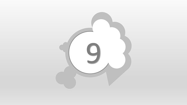 Free Nine 9 illustration and picture