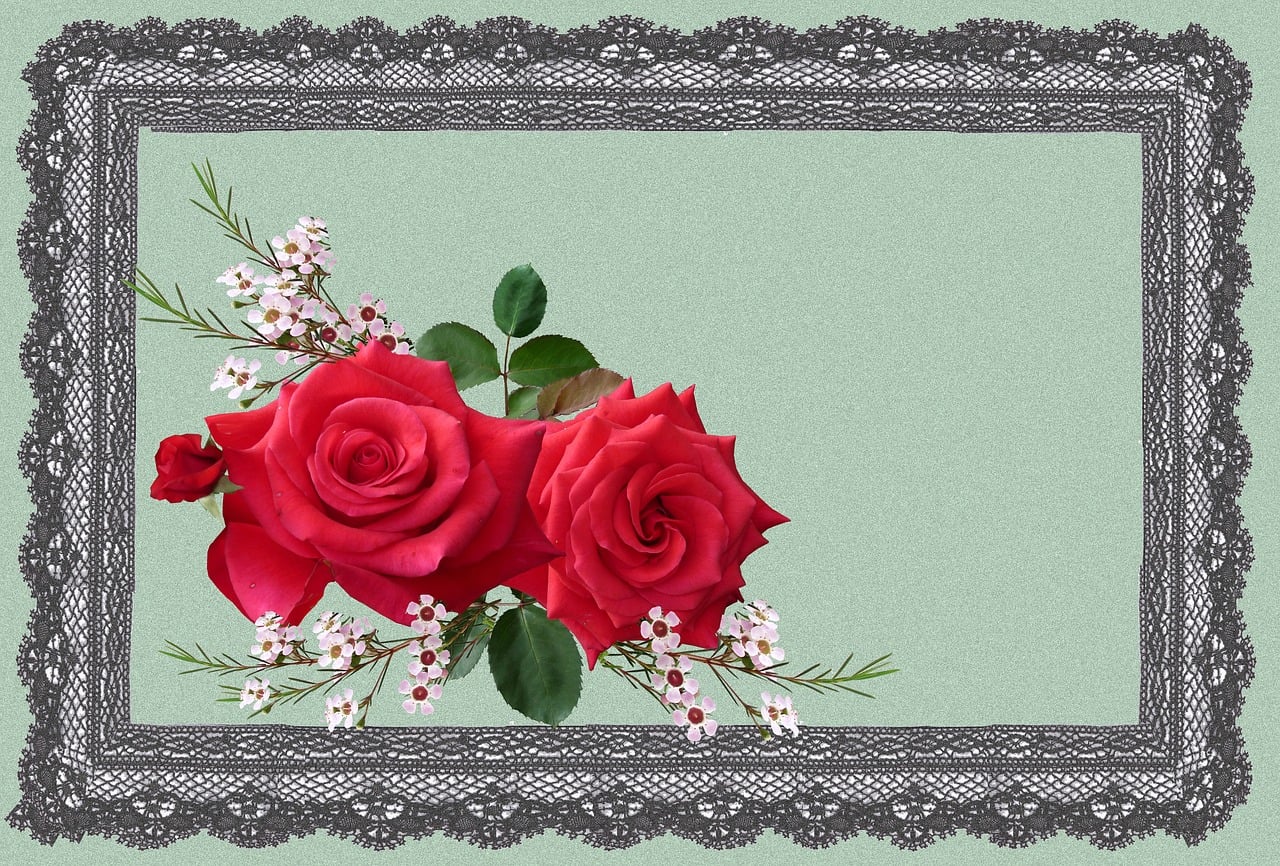 Greeting Card Red Roses - Free image on Pixabay