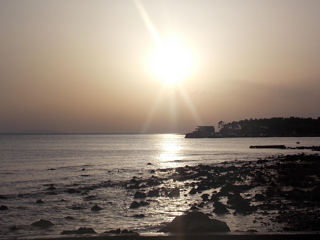 Free Sunset Sea photo and picture