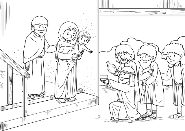 Free bible storying ccx vector