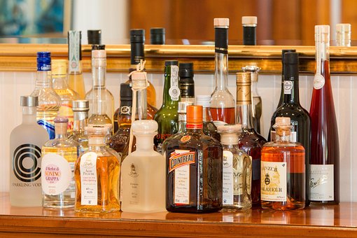 Spiritus, Flasker, Alkohol, Snaps, Likør