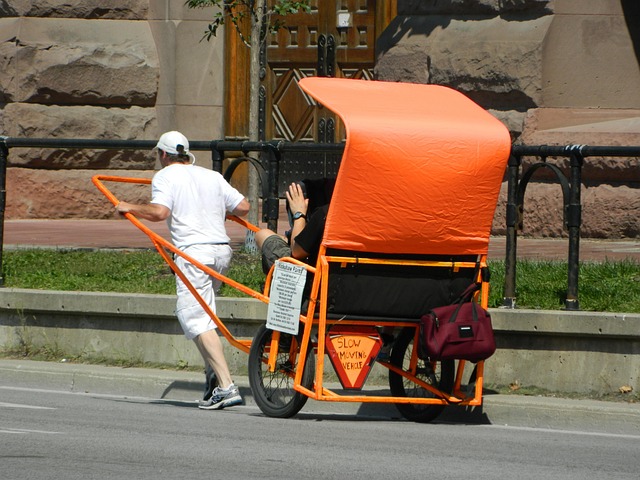 Free Rickshaw Taxi photo and picture