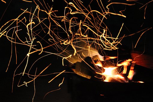 Flamme, Feuer, Holz, Brennbar