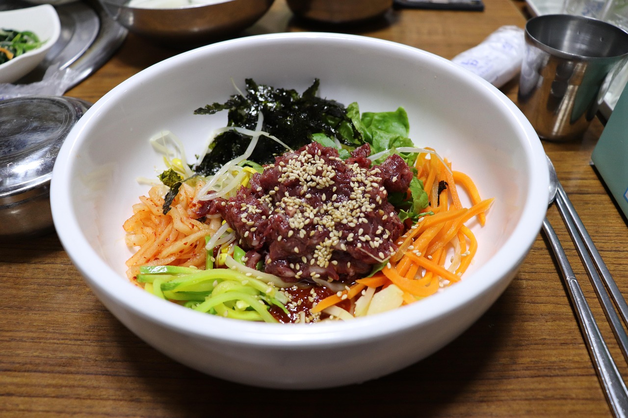 6 + 무료 육회 & 육회비빔밥 이미지 - Pixabay