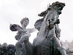 quincunxes, sculpture, bordeaux