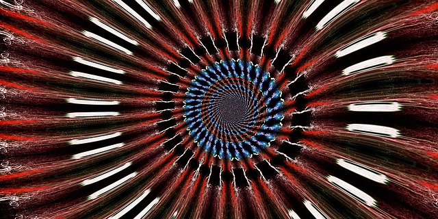 Free the fourth dimension fractal noise illustration