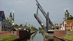 lift bridge, bridge, open bridge