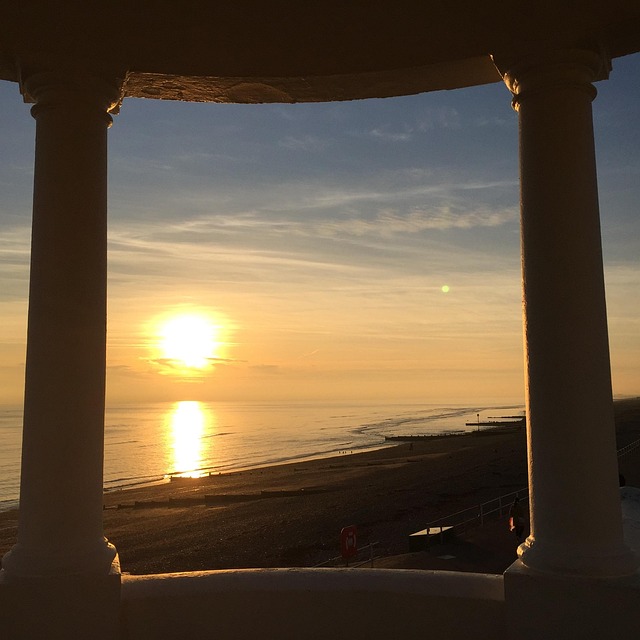 Free Bexhill Sunset photo and picture