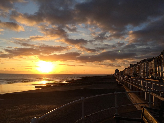 Free Sunset Coastline photo and picture