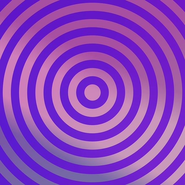 Free circle target focus illustration