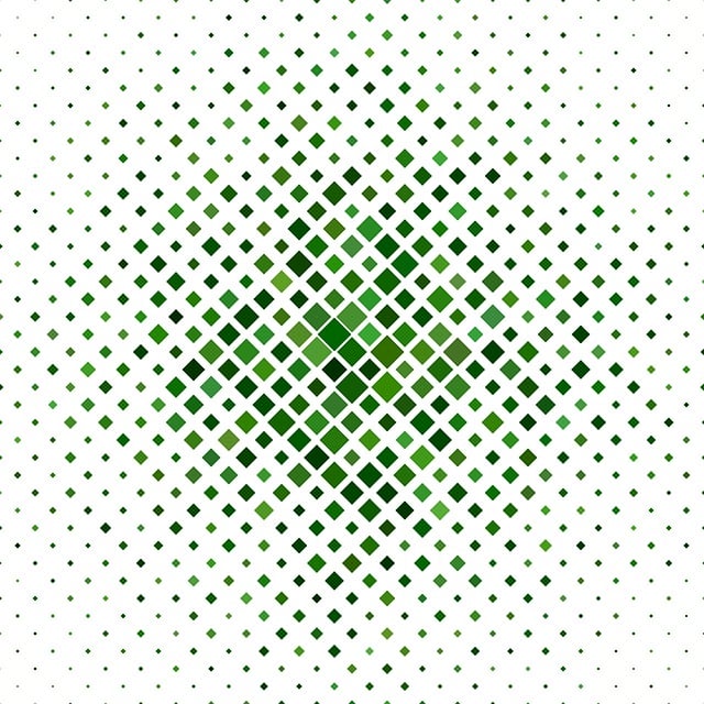 Free green square pattern illustration