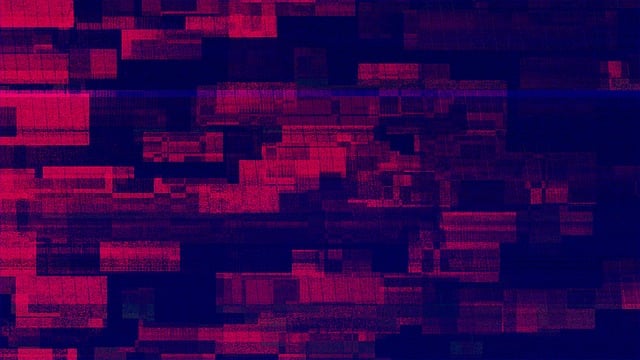 Free glitch noise pixel illustration
