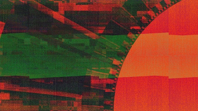 Free glitch noise pixel illustration