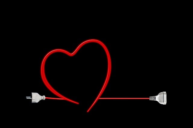 Free heart environment protection illustration