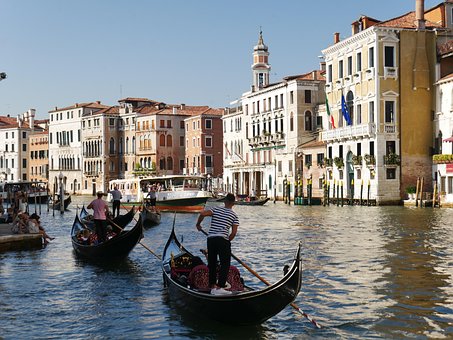 Venedig, Gondol, Sejlsport, Båd