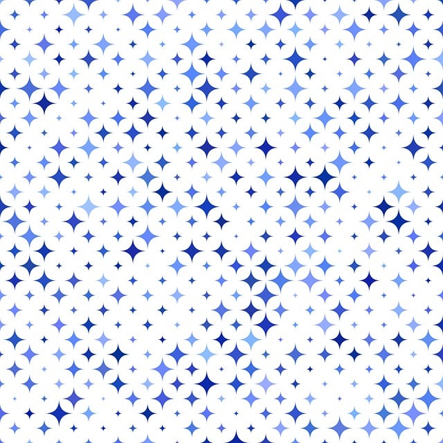Free star curved background illustration