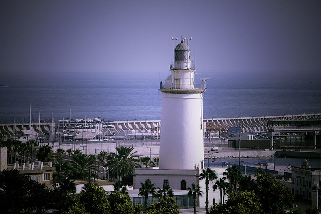 Free Malaga Lighthouse photo and picture