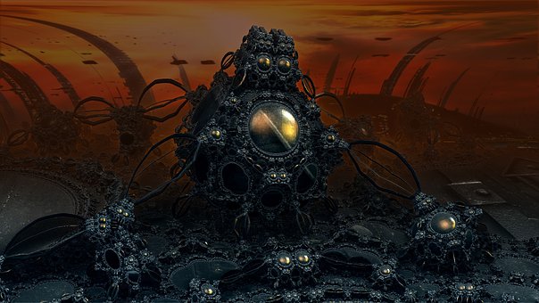 Free Fractal Mandelbulb 3D illustration and picture