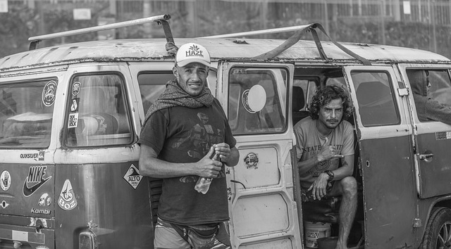 Landskab, Bus, Auto, Surf