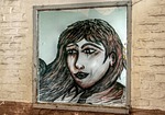 lost place, graffiti, window