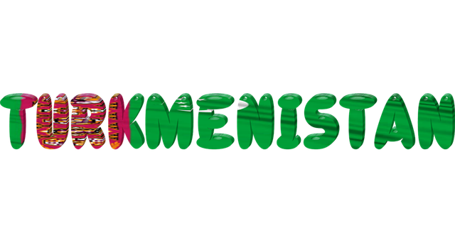 Free flag turkmenistan country illustration