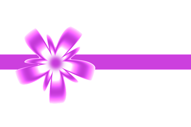 Free gift ribbon tape ribbon illustration
