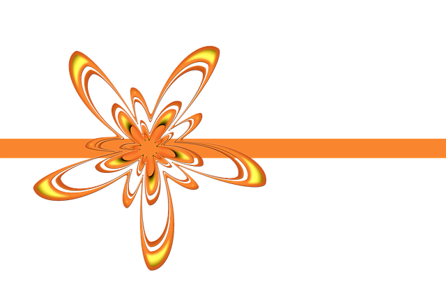 Free gift ribbon tape ribbon illustration