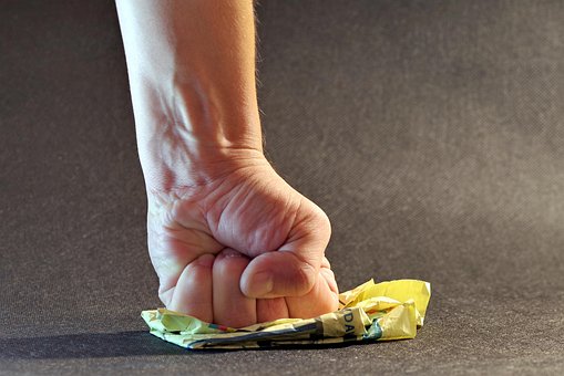 怒り, だろ, 抑圧, 記事, 絵, プレス, いじめ, 拳, 破壊
