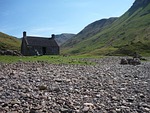 bothy, beach, island