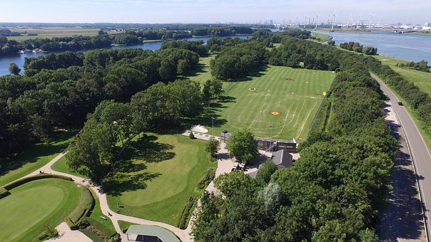 Golf, Natur, Golfbane, Græs, Grøn, Sport