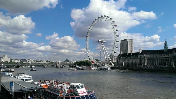 Free London Eye River Thames photo and picture