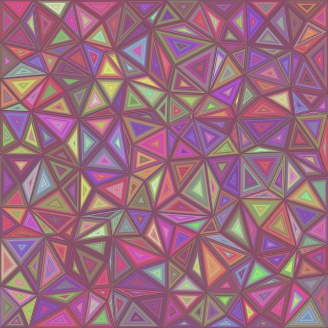 Free triangle background abstract geometric illustration