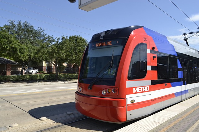 Free Houston Texas Train Metro Rail photo and picture