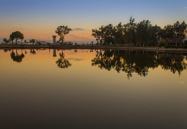 Free Lake Evening Atmosphere photo and picture
